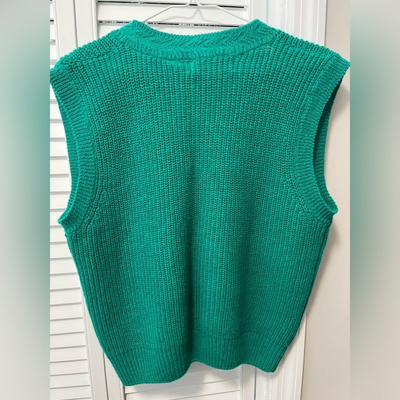 Westbound Vintage button down Knit Sweater Vest Large - Picture 3 of 6
